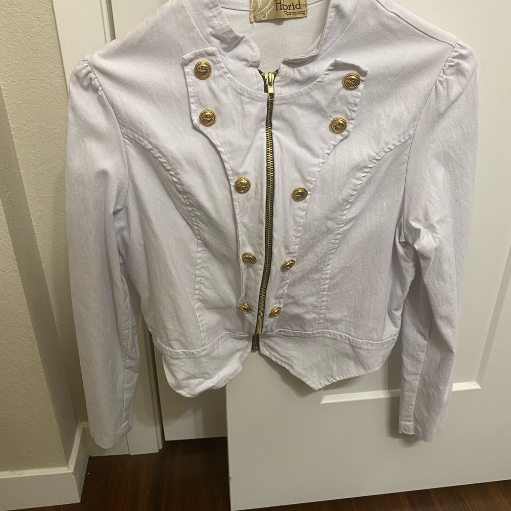 Cropped Zip Up Jacket/Blazer